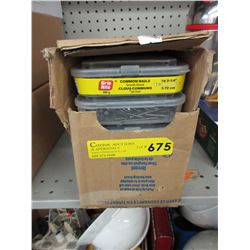 Case of 2-1/4" common nails