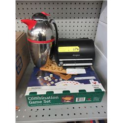 Insulated carafe, new chess game & more