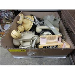 6 Used telephone - some vintage