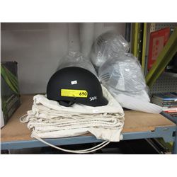 8 New SAHN bicycle helmets with protective bags