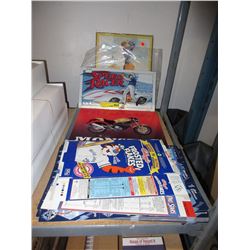 Tin signs, & sports themed goods - 44 piece lot