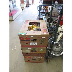 3 Boxes of assorted food products