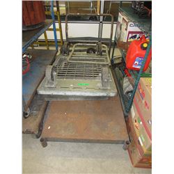 3 Industrial platform dollies - used