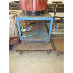 2 Industrial platform dollies - used