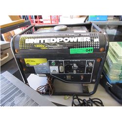 1300 Watt gasoline generator - used