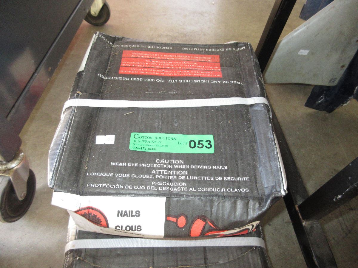 50 Pound box of 3" nails
