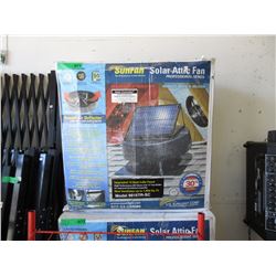 Solar attic fan