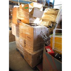 Skid of vase stands & more