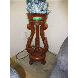 Wood plant stand