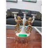 Image 1 : Porcelain candelabra with cherubs