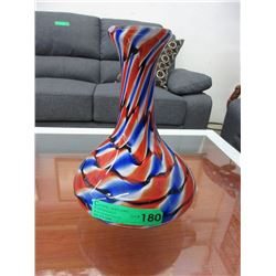 Vintage art glass vase