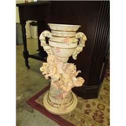Cherub plant stand