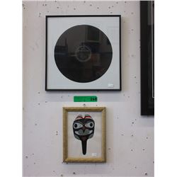 Framed Elvis Presley record - "One Night"