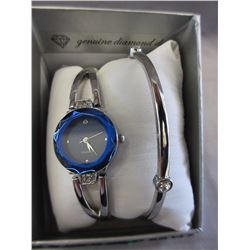 New - Ladies Diamond-set Watch & Bracelet