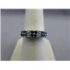 Image 1 : Blue Sapphire & Diamond-set Band-Style Ring