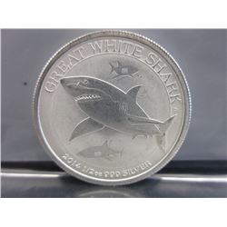 2014 Great White Shark .999 Silver Coin
