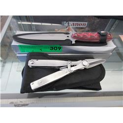 2 New knives & 2 multi practic tools