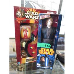 Anakin Skywalker & Queen Amidala figurines