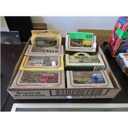 7 Lledo die cast vehicles