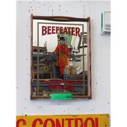 Mirrored Beefeater Gin tray