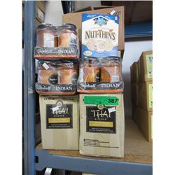 12 Boxes of assorted food products