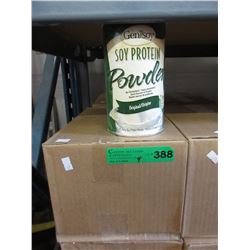 4 Cases of soy protein powder - original