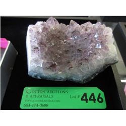 Amethyst crystal formation