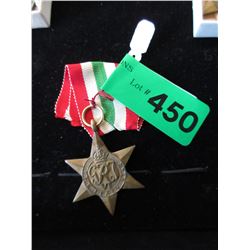 WWII Italy Star with ribbon