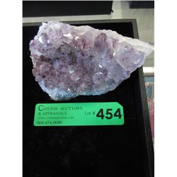 Amethyst crystal formation