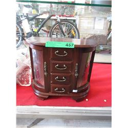 Used musical jewelry box