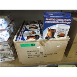 36 New non stick chicken roasters