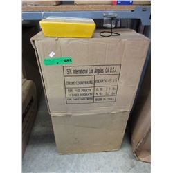 4 Cases of assorted candle holders