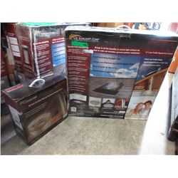 Low profile ventilating skylight tube