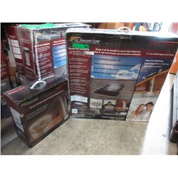 Low profile ventilating skylight tube
