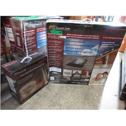 Low profile ventilating skylight tube