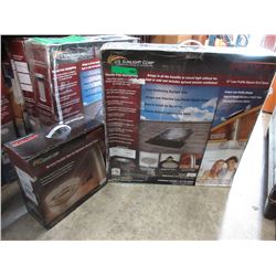 Low profile ventilating skylight tube