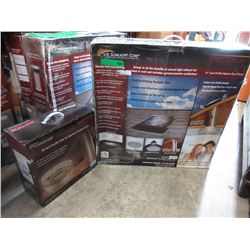 Low profile ventilating skylight tube