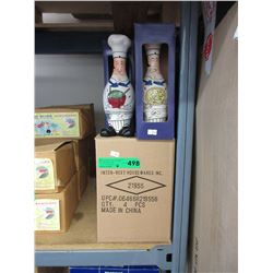 6 Cases of ceramic stoppered bottles