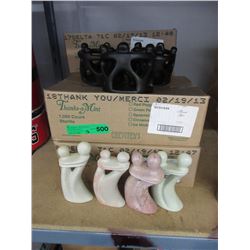 5 Boxes of Thank You mints & 7 stone carvings