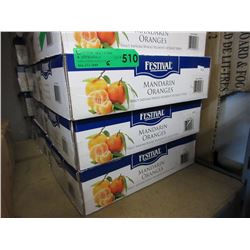6 Cases of canned mandarin oranges