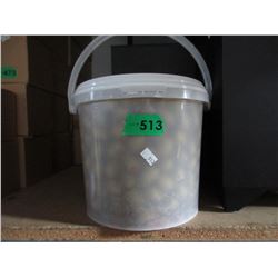 12 lb. pail of stuffed queen olives - kosher
