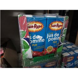 3 Cases of Sunrype apple juice