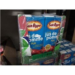 3 Cases of Sunrype apple juice