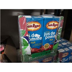 3 Cases of Sunrype apple juice