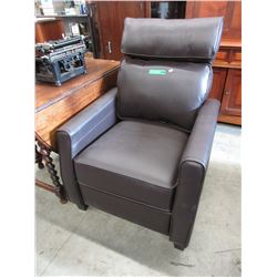 Bonded leather arm chair