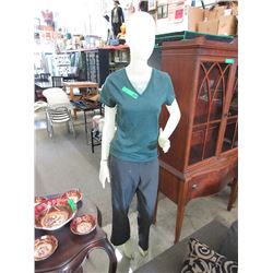 Female mannequin form on stand - used