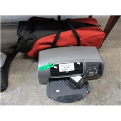 Used HP printer & tent