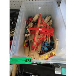 Brio wood train set