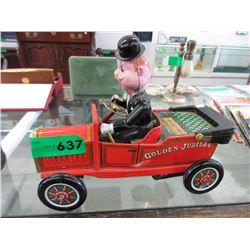 Battery operated tin toy made in Japan