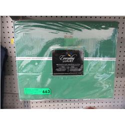 New full size microfiber sheet set - green
